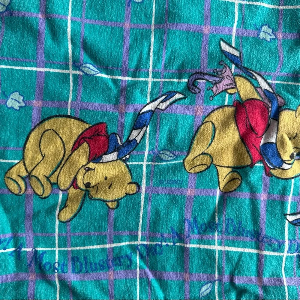 Vintage Winnie the Pooh Twin Bed Sheet